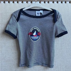 Petit bateau baby stripped tee 24month